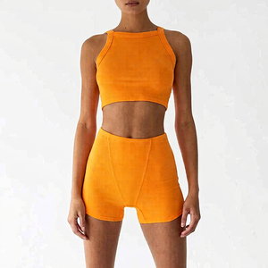 Top Selling Cotton Made Summer <b>Twin</b> <b>Set</b> for Ladies Women Latest Fashion Clothes Casual Women Breathable Short T Shirt & Short Se - Product Image 1