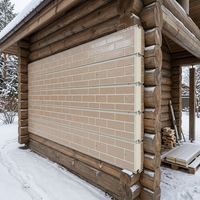 Panneau sandwich en mousse PU, revêtement mural isolant, face en aluminium enduit UV, imperméable, résistant au feu, pour l'extérieur des maisons en bois