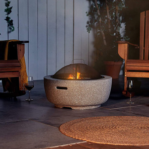 Outdoor Fire Pit Charcoal Powered Multifunctional Windproof Rustproof For Villa Courtyards Tea Brewing Barbecue Grill Home Use - Product Image 1