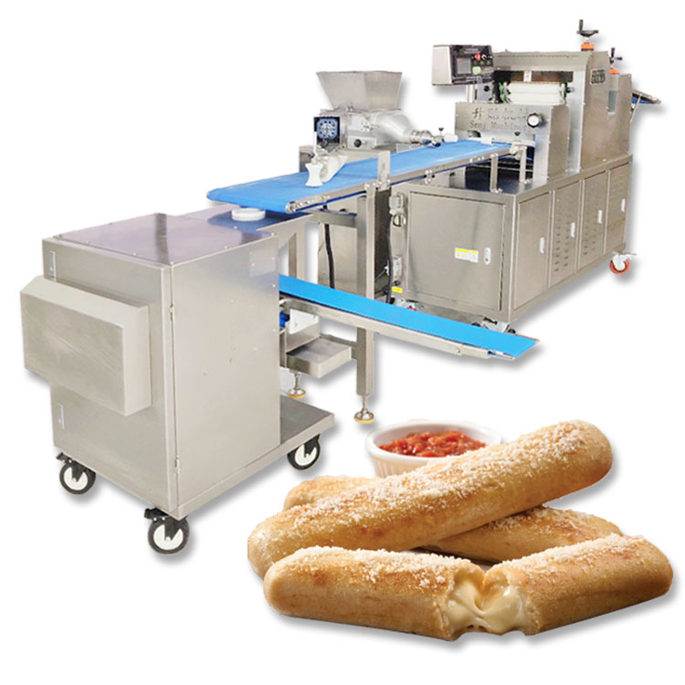 Автоматическая машина для производства наполненных сыром палочек для хлеба