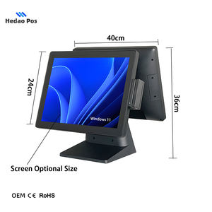 15 pouces écran tactile POS LED moniteur affichage haut-parleur intégré support réglable pour <span class=keywords><strong>d</strong></span>étail Restaurant Bar <span class=keywords><strong>Pub</strong></span> kiosque entrepôt - Product Image 3