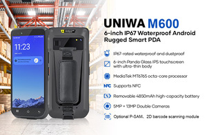 UNIWA M600, PDA industriel <span class=keywords><strong>portable</strong></span> Android avec écran tactile de 6 pouces, <span class=keywords><strong>téléphone</strong></span> robuste avec dragonne - Product Image 3