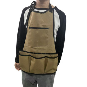 Multifunctional Tool <b>Apron</b> Khaki Work Suit Garden Tools Adult Solid Color Antifouling - Product Image 1