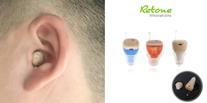 Alat Bantu Dengar Mini CIC Isi Ulang 4 Saluran dengan Koneksi Bluetooth dan Desain Tak Terlihat untuk Gangguan Pendengaran Ringan hingga Sedang - Product Image 6