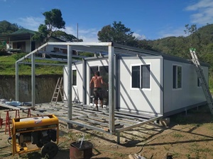Maisons préfabriquées modulaires mobiles personnalisables sur roues, caravane 2 chambres, maisonnette de luxe 4 chambres, bureau extensible - Product Image 2