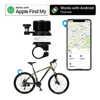 Nouveau design très demandé : Traceur GPS anti-perte en plastique Micflip pour vélo, compatible AirTag, iOS et Android