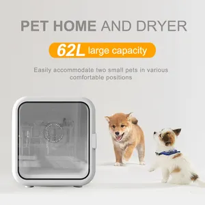 2024 Venda quente Automático Pet Hair Grooming Secagem Máquina Profissional Cat Dryer Box Pet Quarto Seco para Cão