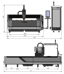 เครื่องตัดไฟเบอร์เลเซอร์ 1KW ถึง 3KW สำหรับการแปรรูปโลหะแผ่น - Product Image 3