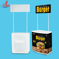 Table de promotion pliable et durable pour les démonstrations de supermarché et les événements de lancement de produit