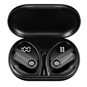 Earphone TWS YYK-Q63 Stereo True ANC Peredam Kebisingan dengan Pengait Telinga, Earbuds Olahraga dengan Kotak Pengisi Daya Kapasitas Besar - Product Image 5