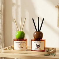 Diffuseur à bâtonnets sans danger pour les animaux (120 ml) – Parfum Sauge – Non toxique – Sans flamme nue – Sans danger pour les chats et les chiens – Élimine efficacement les odeurs