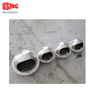 Hot Selling Stainless Steel Bull Nosed Air <strong>Vent</strong> Cover Round <strong>Wall</strong> Mounted HVAC System Caps 80mm to 300mm - Product Image 5