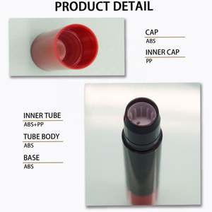 Tube de rouge à lèvres rechargeable, étui à rouge à lèvres en plastique écologique, emballage personnalisé pour baume à lèvres repulpant - Product Image 3