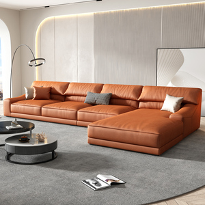 Juego de sofá informal en forma de L de venta directa de fábrica, muebles de sala de estar adecuados para el hogar, oficina, Villa, muebles para el hogar de alta calidad - Product Image 3