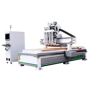Heavy Duty pneumatic four spindle wood carving cnc router
