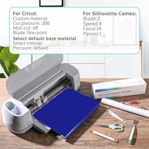 Diylobby Smart Vinyl Adhésif 30 Feuilles Compatible pour <span class=keywords><strong>Cricut</strong></span> <span class=keywords><strong>Maker</strong></span> 3/Explore 3 Smart Adhesive Vinyl Sheets Outdoor Vinyl - Product Image 3