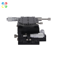 C&K Export XYR Multi 3 Axis 80mm JCXYR-80 Stage Manual Stage Micrometer Optical Alignment Table for Other Test Instruments
