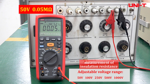 เครื่องทดสอบความต้านทานฉนวนแบบดิจิตอลพกพา UNI-T UT505B 6000 PI/DAR สำหรับวัดค่าความต่อเนื่องและความนำไฟฟ้า - Product Image 5