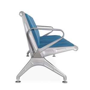 Sillas de Espera Yu Min, Asiento de PU Autosellante, Silla de Fila de Acero Inoxidable, 3-5 Asientos, Uso en Exteriores y Hospitales - Product Image 2