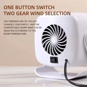 Calentador Eléctrico Portátil para Uso en Interiores, para el Hogar, Oficina, Habitación, Calentador con Ventilador Eléctrico, Cálido y Confortable, Mini Calentador de Escritorio - Product Image 5