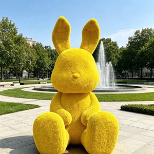 Scultura in Resina di Topolino a Grandezza Naturale Dipinta a Mano, Design Moderno, Arte Collezionabile, Dimensioni Personalizzabili - Product Image 3