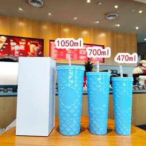 Juego europeo y americano <span class=keywords><strong>de</strong></span> 3 piezas, taza <span class=keywords><strong>de</strong></span> paja <span class=keywords><strong>de</strong></span> plástico para deportes al aire libre, taza <span class=keywords><strong>de</strong></span> Fitness, logotipo personalizado, botella <span class=keywords><strong>de</strong></span> agua para estudiantes - Product Image 5