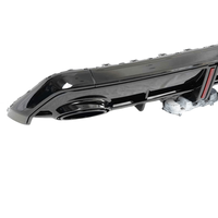 Nouveau AUD-I de pare-chocs arrière de haute qualité A3 2025 2026 diffuseur Spoiler RS3 Style double Quad tuyaux d'échappement système de carrosserie automatique