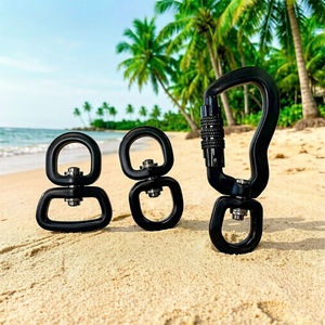 Laisse pour <span class=keywords><strong>chien</strong></span> Diamètre intérieur 10mm Anneau inférieur Petite taille 7075 Clip mousqueton pivotant - Product Image 4