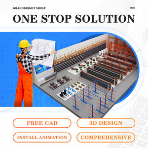 מתלי אחסון כבד נירוסטה כבדים משמשים לפתרון אחסון בלעדי עבור סחורות כבדות במחסנים תעשייתיים - Product Image 5