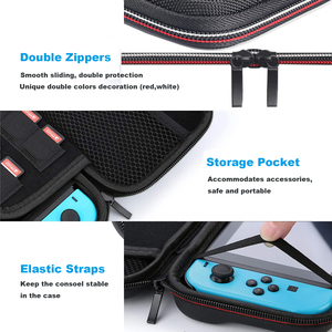 Game Traveler Funda protectora rígida de EVA con asa de transporte de lujo Estuche de transporte para accesorios de juego <span class=keywords><strong>Nintendo</strong></span> <span class=keywords><strong>Switch</strong></span> - Product Image 3