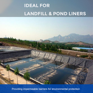 แผ่นพลาสติก HDPE สีดำพรีเมียม หนา 1.2 มม. สำหรับบุบ่อปลา <span class=keywords><strong>ปลา</strong></span><span class=keywords><strong>นิล</strong></span> สำหรับการเพาะเลี้ยงสัตว์น้ำ - Product Image 3