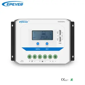 EPEVER 45A PWM Solar laderegler 12 V24V36V48V Auto VS-AU regler für Sonnensystem mit LCD-Display und zwei USB-Anschlüssen