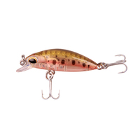 Nouveauté LUTAC Leurre de pêche Minnow Artificiel Mini Minnow LM01D 40mm 3g Flottant Hameçon VMC avec Yeux 3D