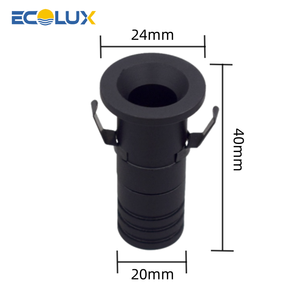 Đèn spotlight nhôm âm trần chống chói 3CCT RA80 1W tròn mini <span class=keywords><strong>COB</strong></span> <span class=keywords><strong>LED</strong></span> - Product Image 5