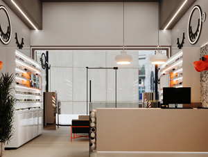 Custom Optical Store Display Furniture Lockable Eyewear Cabinet Glasses Shelf Retail Fixture Turnkey Shopfitting - Product Image 6