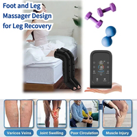 Thérapie par compression de l'air Bottes de récupération sportive Masseur de jambes à compression d'air 6 chambres