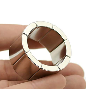 バリン工場価格N52半円ネオジム磁石、アークセグメント半円半円台形湾曲ネオジム磁石 - Product Image 5