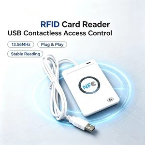 Lecteur de cartes NFC RFID portable de bureau, alimenté par USB, sans contact, lecteur et enregistreur de cartes à puce M1 F08 - Product Image 5