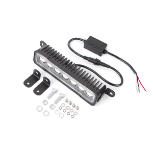 Universelles 60W Weißes 8-Zoll LED-Arbeitslicht Wasserdichtes Nebelscheinwerfer für Motorrad SUV LKW Zusatzscheinwerfer LED-Leiste - Product Image 4