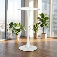 Tables de bar rondes DLT-S036, tables hautes pour banquets, réunions, événements, restaurants, hôtels, tables de fonction