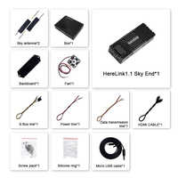 Système de transmission vidéo numérique HD longue portée Foxtech Herelink V1.1 2,4 GHz, module de télémétrie pour drone, UAV, aéronef