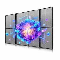 Écran d'affichage LED transparent P3.91 P7.82 certifié CE RoHS FCC 3840Hz pour façade en verre de bâtiment commercial