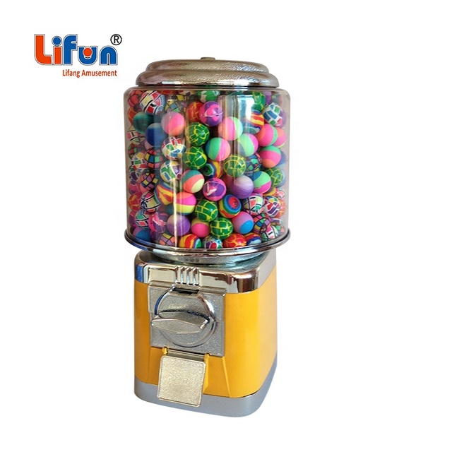 LIFUN Factory Wholesale Coin Operated Capsule Toy Vending Machine Customized Candy Gumball Dispenser Machine for Sale