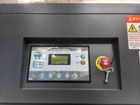 Compresseur d'air mobile à vis, entraîné par moteur électrique, autonome, monté sur roues, certifié CE pour utilisation sur chantier