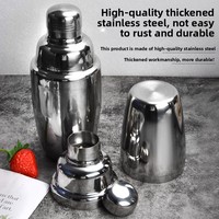 Shaker à cocktails en acier inoxydable de style japonais moderne, pour thé au lait, articles de bar, capacité 250ml-750ml, boissons froides, vente en gros