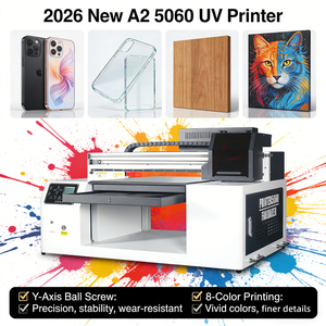 2026 New 5060 UV Printer - Uv Flatbed Printer High Speed Professional <b>Printing</b> <b>Machine</b> - Product Image 2