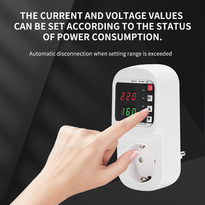 AC 220V/110V ajustable 16A <span class=keywords><strong>Protector</strong></span> de sobretensión/Bajo Voltaje Enchufe de PC monofásico con enchufe del Reino Unido <span class=keywords><strong>Protector</strong></span> contra sobretensiones de seguridad - Product Image 3