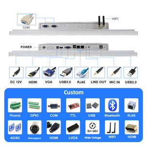 Tùy chỉnh một màn hình cảm ứng Bảng điều chỉnh núi công nghiệp PC sản xuất Android Windows Linux Ubuntu cho N95 N97 N100 j6412 - Product Image 2