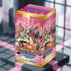 กล่องบูสเตอร์ TCG ดิจิมอน BTK-4 เกรทเลเจนด์ AB0149 24 ซอง ภาษาเกาหลี ซีลปิดผนึก สำหรับเกมการ์ดสะสม ขายส่ง - Product Image 2