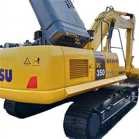 Excavator Crawler Hidrolik Bekas Multi Fungsi Komatsu PC350-7 PC350-8 Dilengkapi Grapple Breaker Berbagai Attachment